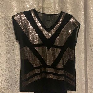 Design History sequin top with inner tank
